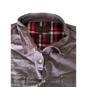 Flannel Lined Shirt Jacket XXL Charcoal Gray Men's NWT Victory Sportswear